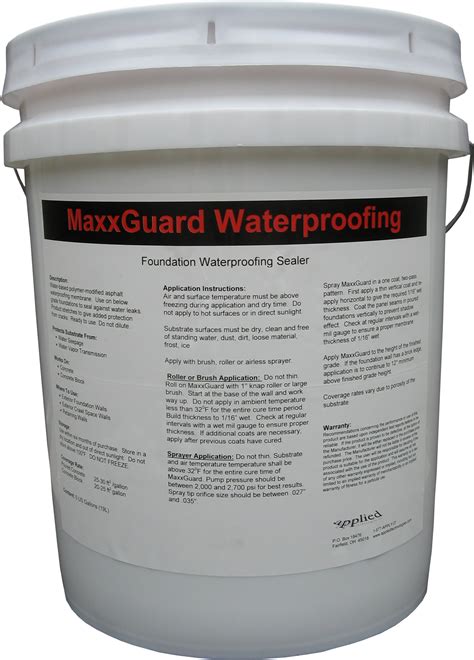 MaxxGuard Foundation Waterproofing Membrane - Applied Technologies