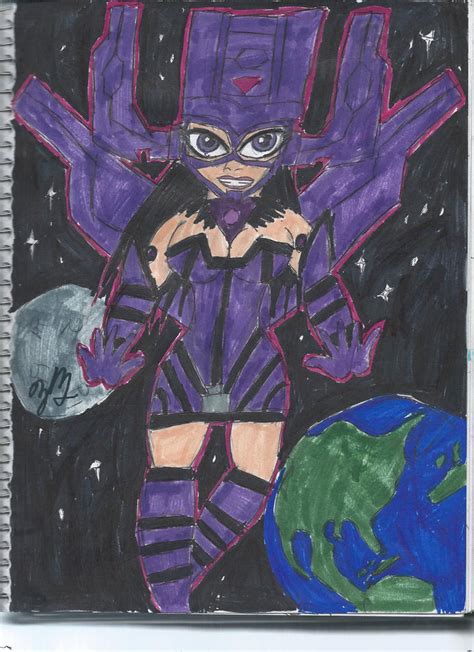 Galacta The Daughter Of Galactus By Thegreatburg On Deviantart