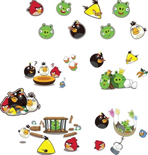 Angry Birds Cartoon Characters