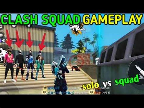 Free Fire Playing Female Bundle Clash Squad Clash Squad Gameplay