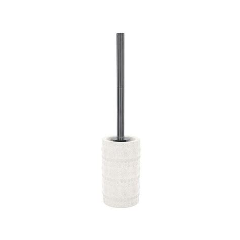 Brosse Wc Avec Support Porcelaine RELIEF Blanc Spirella Leroy Merlin