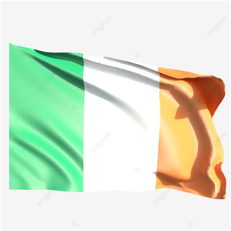 Ondeando La Bandera De Irlanda Png Bandera De Irlanda Ondeando