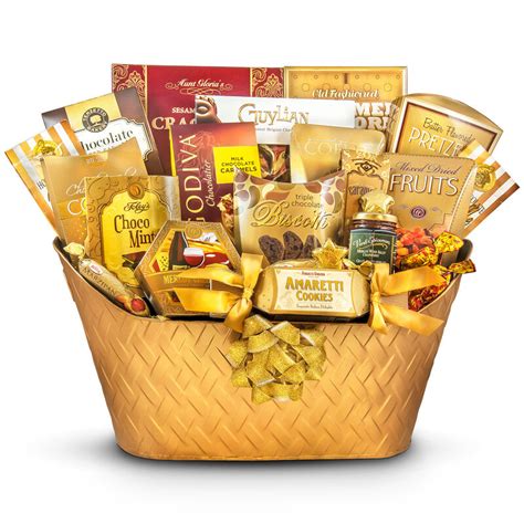 Golden Greeting - Lavishing Celebration Gift Basket