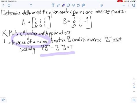 SOLVED Determine Whether The Following Matrices Are Singular Or Non