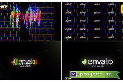 Videohive Shining Glitch Logo Reveal Project For After