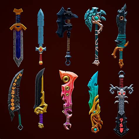 Artstation 10 Stylized Weapons