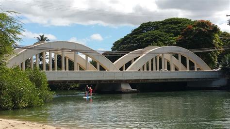 Rainbow Bridge Of Haleiwa Town Landmarks And Historical Buildings 62