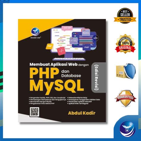 Jual Buku MEMBUAT APLIKASI WEB DENGAN PHP DAN DATABASE MYSQL Edisi