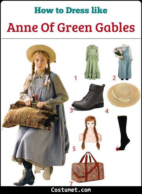 Anne Of Green Gables Costume For Cosplay Halloween 2023 Green