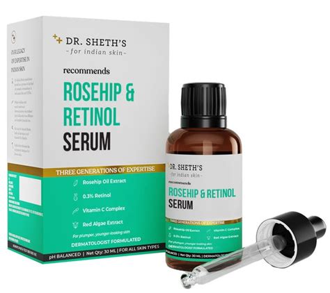 Dr. Sheth's Rosehip & Retinol Serum ingredients (Explained)