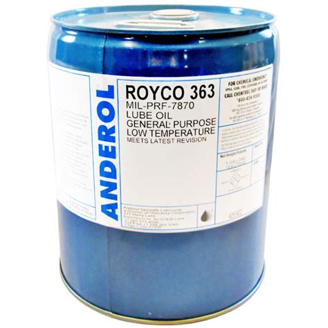 Royco 363 Lubricant 5 Gallon Pail Aircraft Spruce