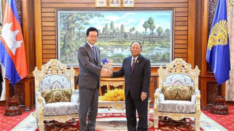 New Japanese Ambassador Pays Courtesy Call On Cambodian Na President