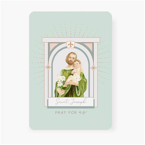 St. Joseph Prayer Card – Novena Cards