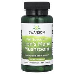 Swanson Full Spectrum Lion S Mane Mushroom Mg Capsules