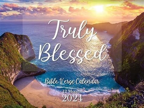 Jbh Creations Truly Blessed Bible Verse Calendar 2024