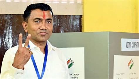 Who Is Pramod Sawant Bjps Cm Face And Winner From Goas Sanquelim