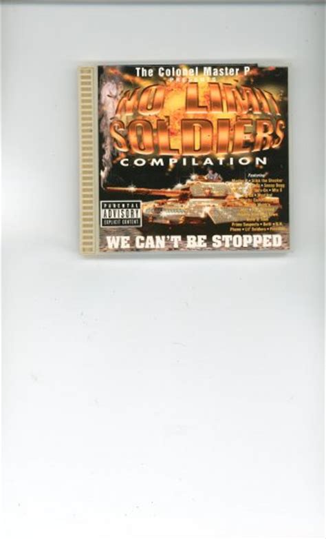 No Limit Soldiers Compilation We Can't Be Stopped Master P CD 049925072426