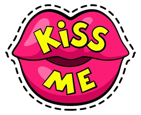 Kissing Lips Clip Art