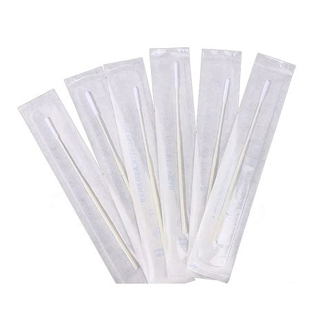 Medical Disposable Sterile Flocked Swab Nasal Oral Nylon Swab With