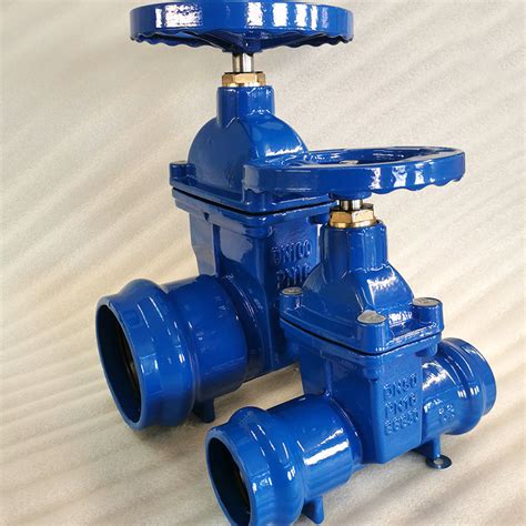 BS5163 Ductile Iron Double Flanged Resilient Seat Gate Valves China