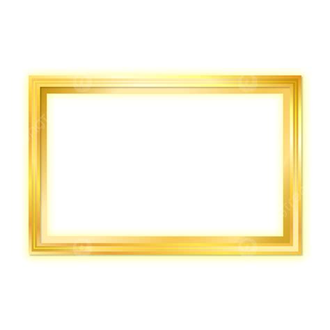 Cadre Carré De Bordure Rectangle Doré PNG Rectangle Doré Carré D Or