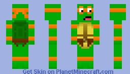 michelangelo (Tmnt) Minecraft Skin