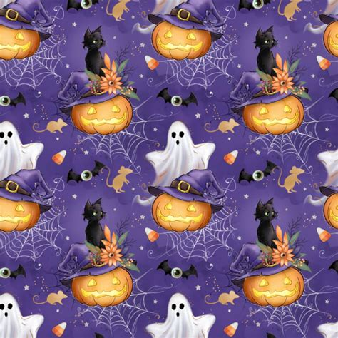 Tricoline Halloween Fabricart