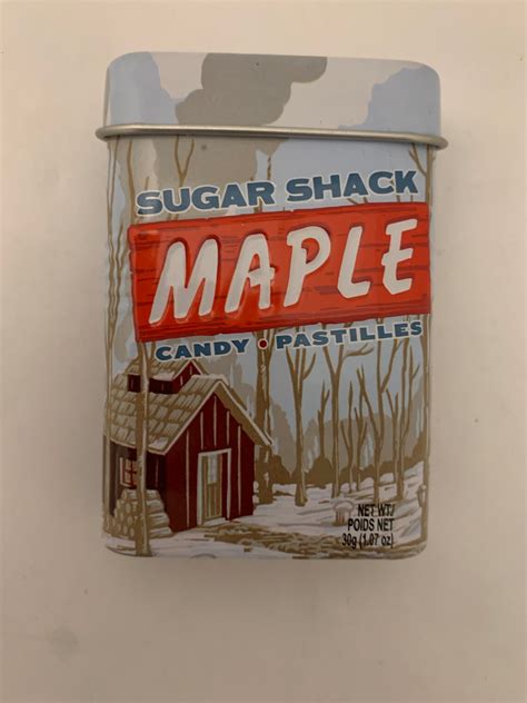 Vintage Canadian Sugar Shack Maple Candy Tin Big Sky Brand Etsy Canada