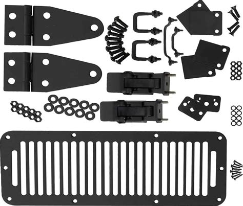 Kentrol Hood Kit Jeep Wrangler Cj Yj 1978 1995 Polished Or Black