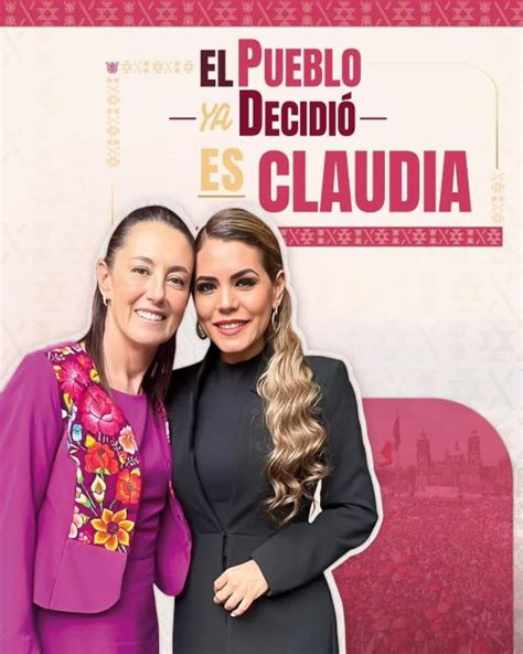 Felicita Evelyn Salgado A Claudia Sheinbaum Por Su Arrollador Triunfo