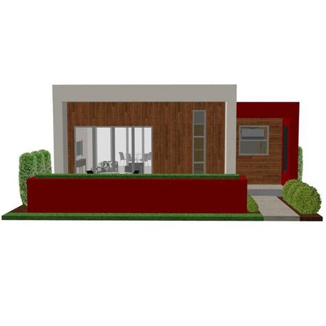 Casita Plan Small Modern House Plan 61custom Contemporary Modern