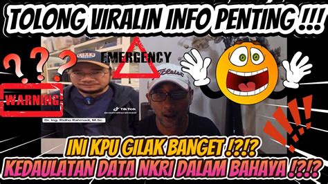 Viralin Info Penting Guys Ini Kpu Gilak Banget Sih Data Penting