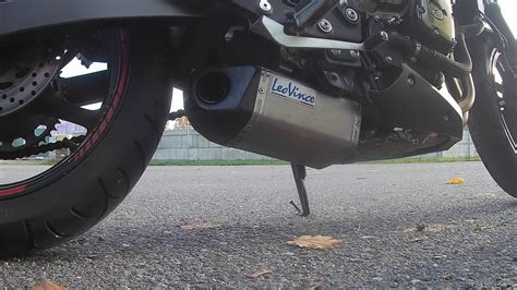 Leovince Underbody Sound On Yamaha Xj6 YouTube