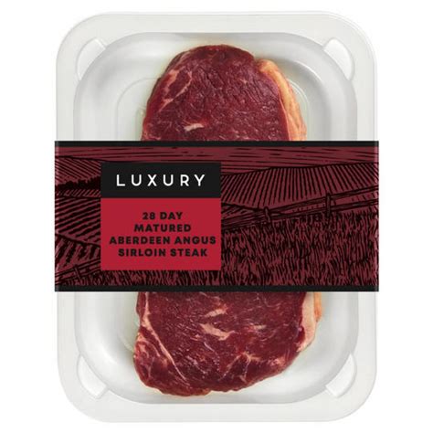 Iceland Luxury 28 Day Matured Aberdeen Angus Beef Sirloin Steak 170g My Supermarket Compare