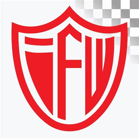 premium vector ifw letter logo design