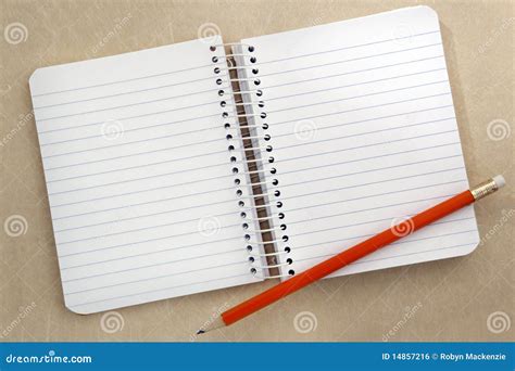 Notebook And Pencil Royalty Free Stock Image Image 14857216