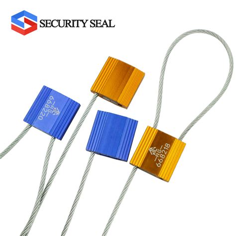 Disposable Aluminum Alloy Metal Wire Logistics Cable Security Seal