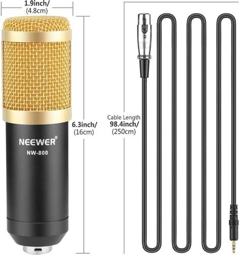 Neewer Nw Professional Studio Broadcasting Recording Microphone