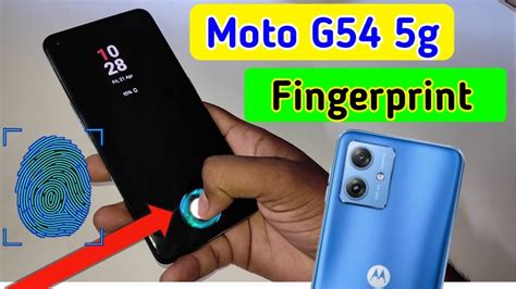 Moto G54 5g Display Fingerprint Setting Moto G54 5g Fingerprint Screen