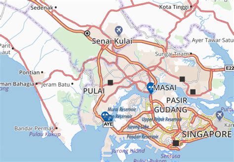 MICHELIN Nusajaya map - ViaMichelin