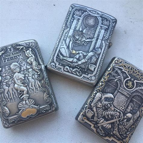 A Few Of Roman Booteen S Beautifully Engraved Zippos Zippo Zippo Art