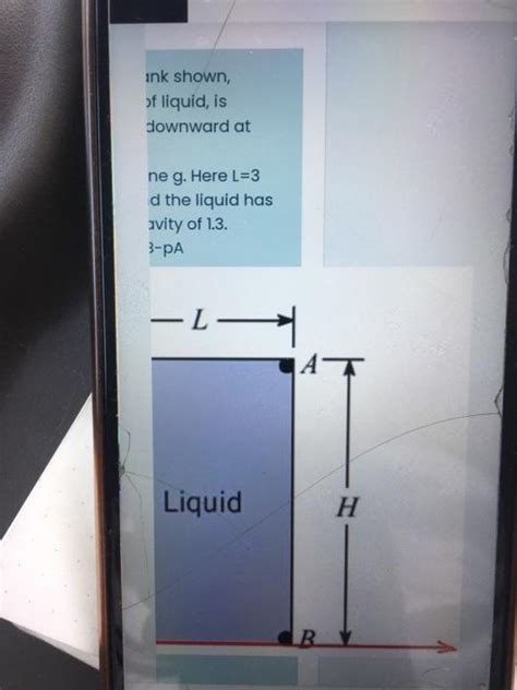 The Closed Tank Shown Which Is Full Of Liquid Is Chegg