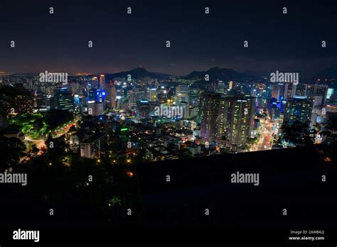 Night Scenes of Seoul, South Korea Stock Photo - Alamy