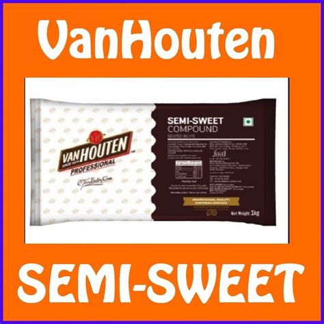 Van Houten Semi Sweet Dark Compound Chocolate Kg Shopee Philippines