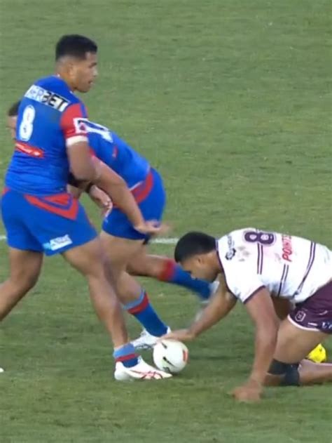 Nrl 2023 Bunker Overruled By On Field Referee Again Newcastle Knights Defeat Manly Sea Eagles