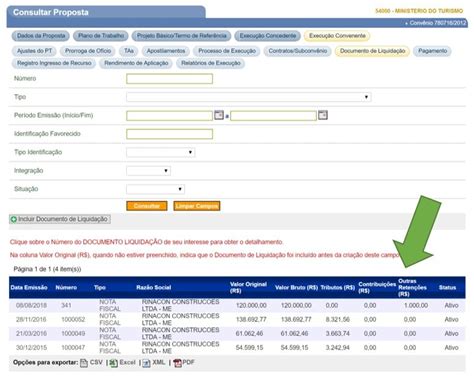 Novidades Nos Documentos De Liquida O E Pagamentos No Siconv Portal