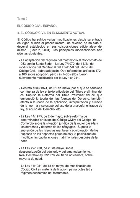 Resumen Libro Lecciones De Derecho Civil I Arnau Moya Tema Ii Parte