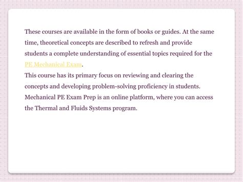 PPT Introduction To Thermal And Fluid Systems An Overview Of The PE