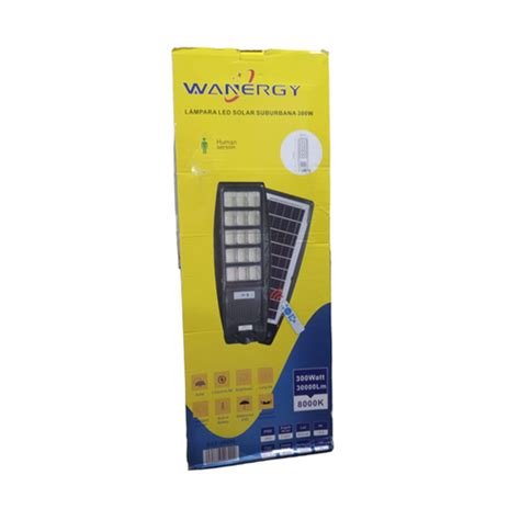 LAMPARA WANERGY LED 300W SUBURBANA SOLAR ELÉCTRICA 5 BALMEX