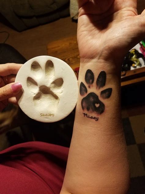 50 adorable dog paw tattoos and ideas to pay homage to your furry ...